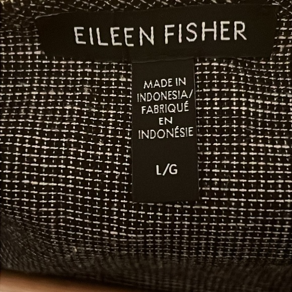 Eileen Fisher Organic Cotton Shift Dress Size Large - Picture 7 of 9